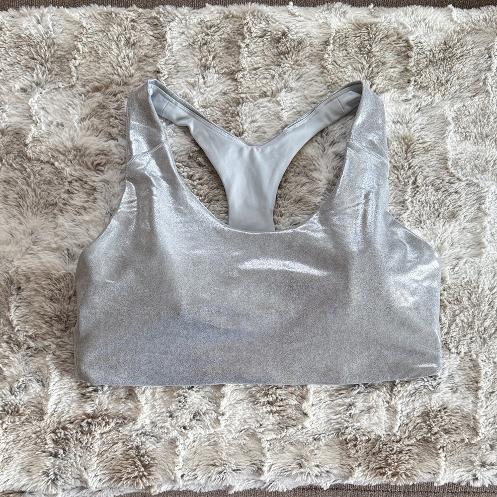 Old Navy Active Power Soft Sports Bra Shiny Size 2X Racerback